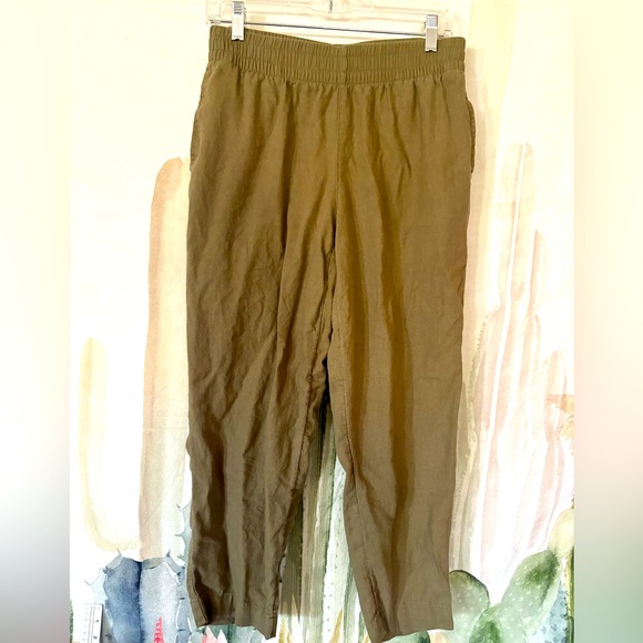Women’s Old Nacy High Ride Straight Leg 
Comfort Waistband Crop 🌵Small - Picture 1 of 6